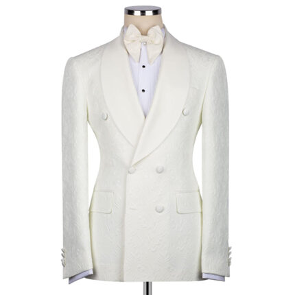 Off White Brocade Tuxedo Dinner jackets black tuxedo with tuxedo black pants